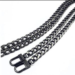Black Chain Purse Wallet  Strap